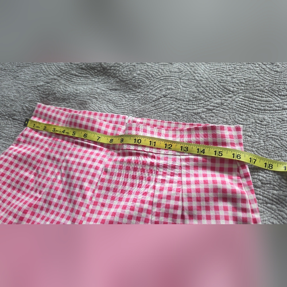 Vixen by Micheline Pitt Pink Gingham Pants - Picture 4 of 4